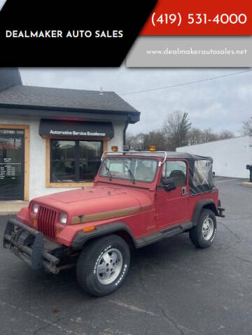 1988 Jeep Wrangler for sale at DEALMAKER AUTO SALES in Toledo OH