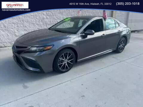 2021 Toyota Camry for sale at Navarro Auto Motors in Hialeah FL