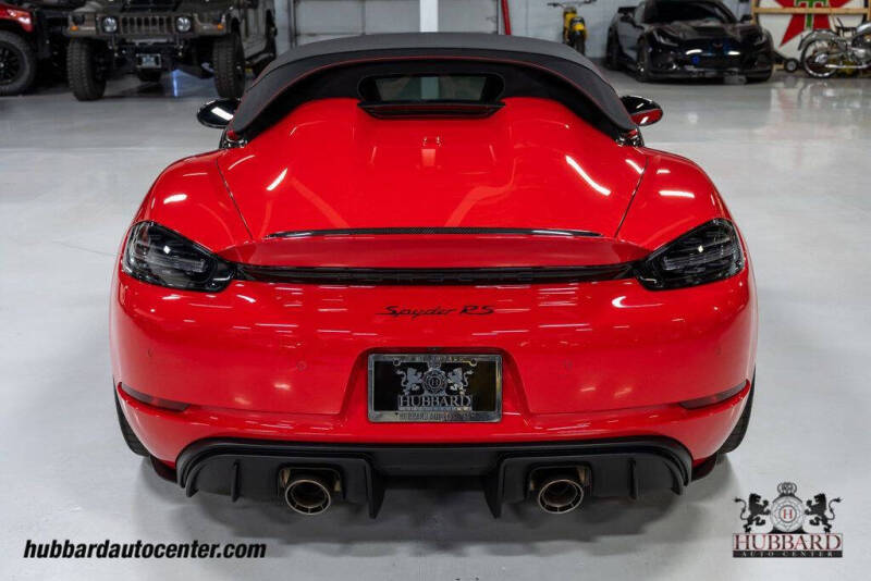 2025 Porsche 718 Boxster Spyder RS