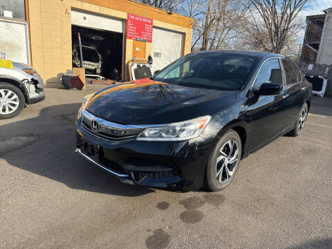2017 Honda Accord for sale at Time Motor Sales in Minneapolis MN