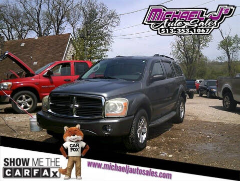 2006 Dodge Durango for sale at MICHAEL J'S AUTO SALES in Cleves OH
