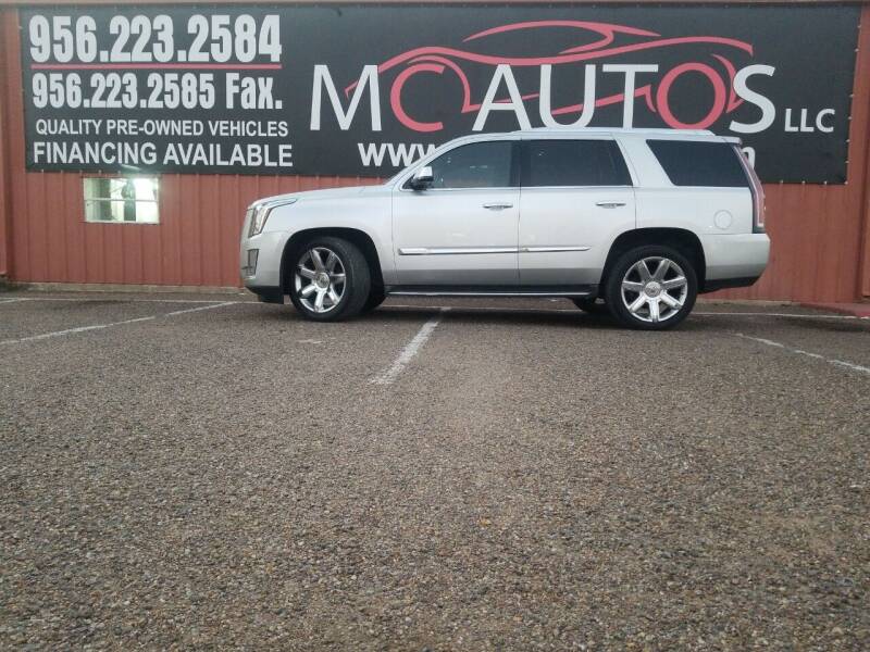 2015 Cadillac Escalade for sale at MC Autos LLC in Pharr TX