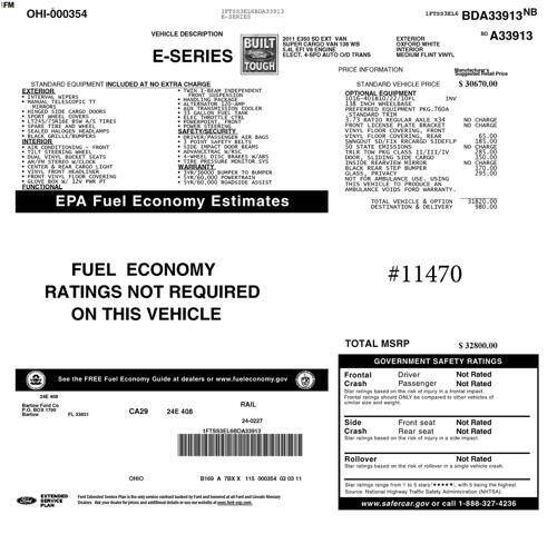 2011 Ford E-Series E-350 SD