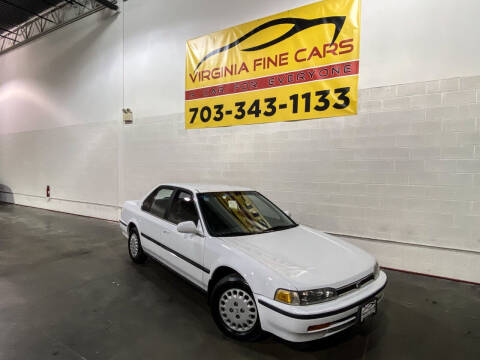 1992 Honda Accord for sale at Virginia Fine Cars in Chantilly VA