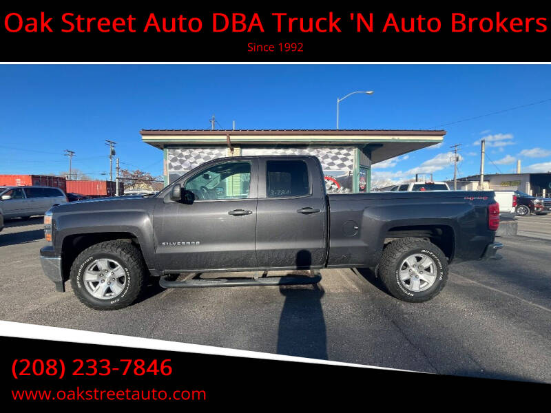 2014 Chevrolet Silverado 1500 for sale at Oak Street Auto DBA Truck 'N Auto Brokers in Pocatello ID