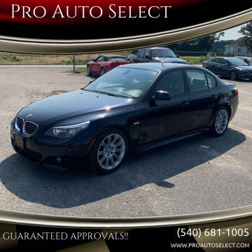 2010 BMW 5 Series for sale at Pro Auto Select in Fredericksburg VA