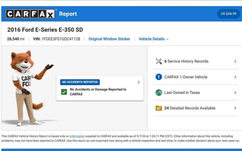 2016 Ford E-Series