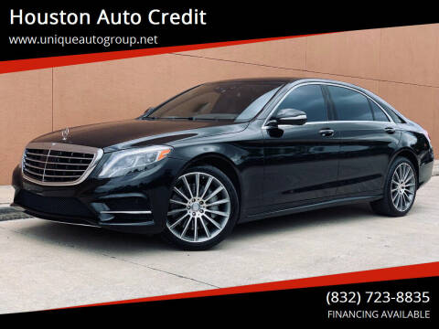 2015 Mercedes-Benz S-Class for sale at Houston Auto Credit in Houston TX