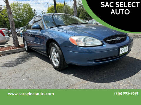 2002 Ford Taurus for sale at SAC SELECT AUTO in Sacramento CA