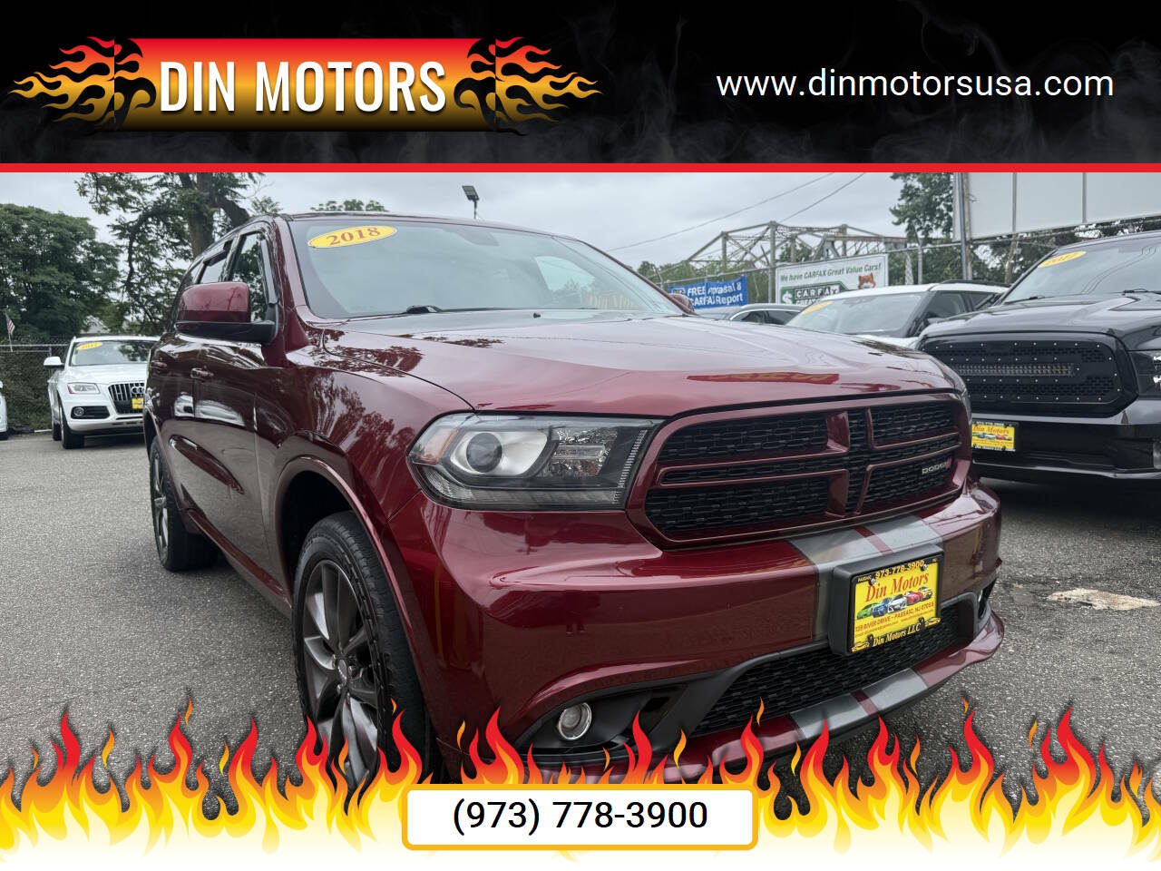 Red 2018 Dodge Durango GT AWD GT 4dr SUV 1