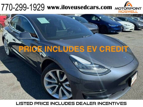 2020 Tesla Model 3 for sale at Motorpoint Roswell in Roswell GA