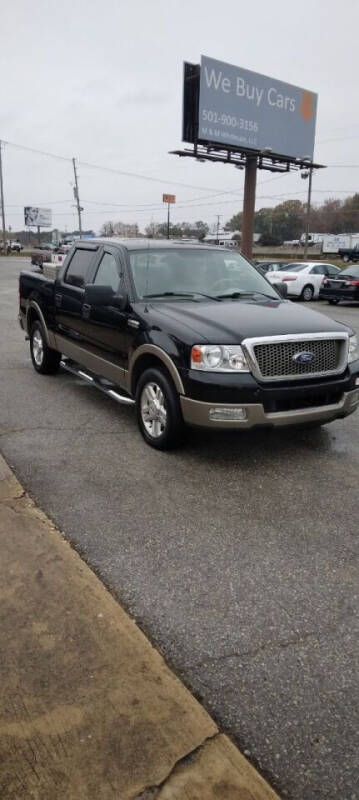 2004 Ford F-150 for sale at M & M Wholesale, LLC in Bryant AR