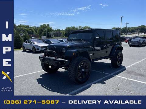 2013 Jeep Wrangler Unlimited for sale at Impex Auto Sales in Greensboro NC