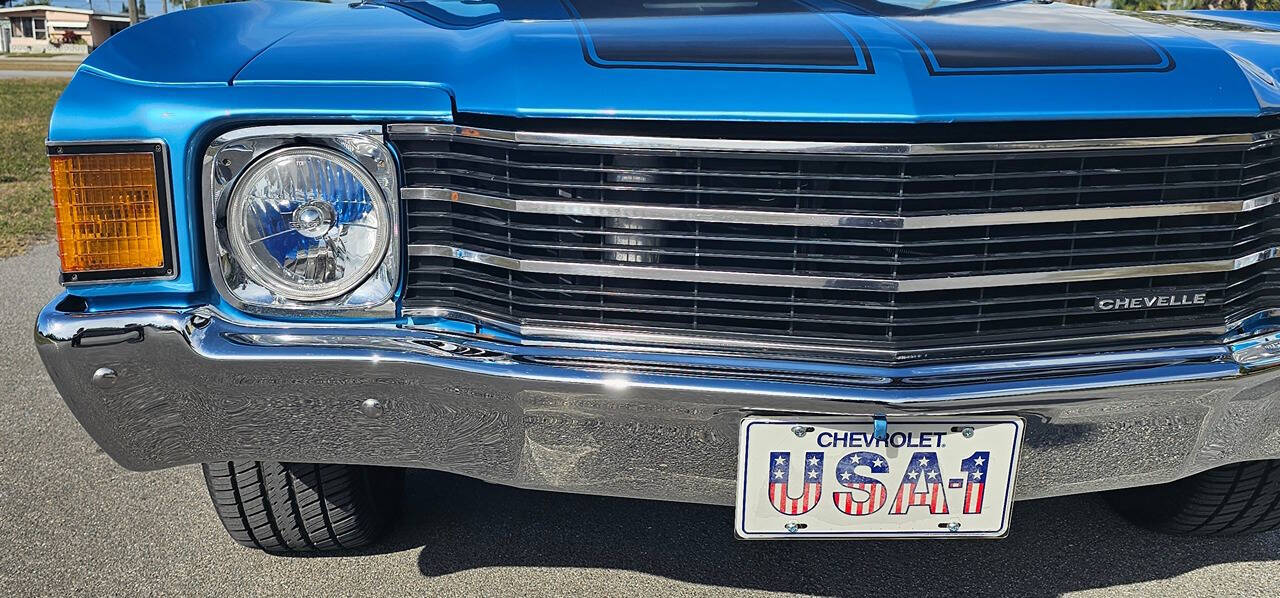 1972 Chevrolet Chevelle for sale at FLORIDA CORVETTE EXCHANGE LLC in Hudson, FL