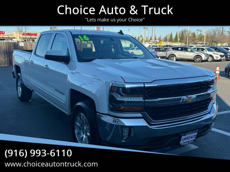 2016 Chevrolet Silverado 1500 for sale at Choice Auto & Truck in Sacramento CA