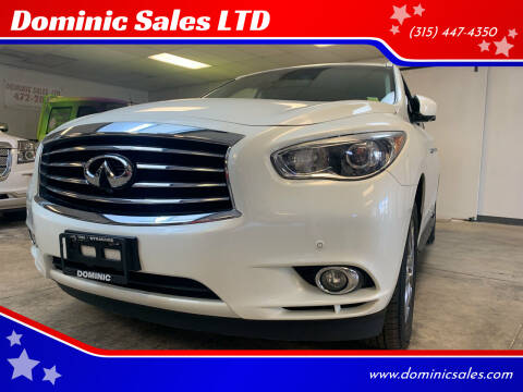 2015 Infiniti QX60 for sale at Dominic Sales LTD in Syracuse NY