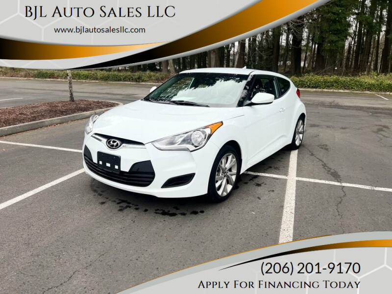 2016 Hyundai Veloster for sale at BJL Auto Sales LLC in Federal Way WA