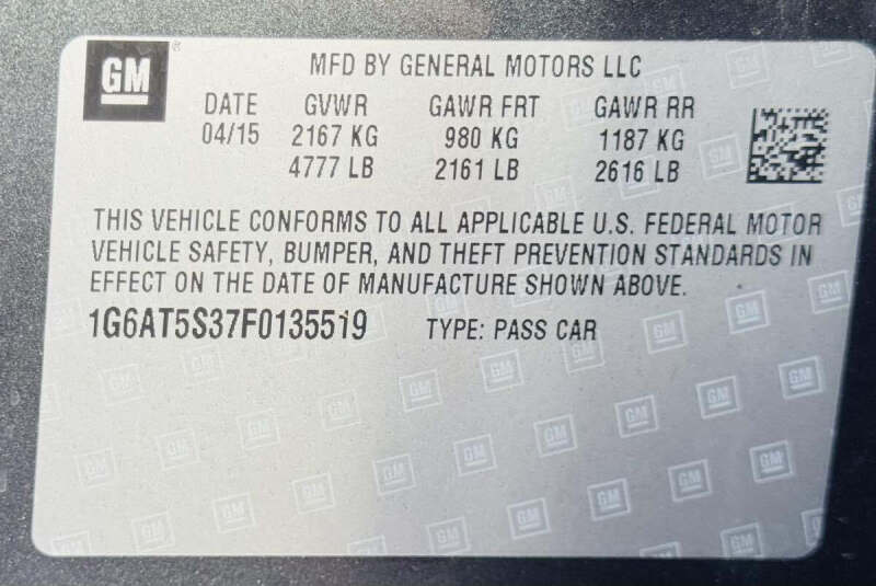 2015 Cadillac CTS 3.6L Premium Collection