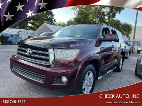 2008 Toyota Sequoia for sale at CHECK AUTO, INC. in Tampa FL
