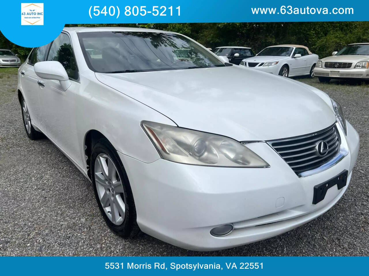 2008 Lexus ES 350 for sale at 63 Auto Inc in Spotsylvania, VA