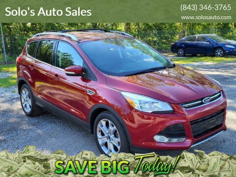 2014 Ford Escape for sale at Solo's Auto Sales in Timmonsville SC