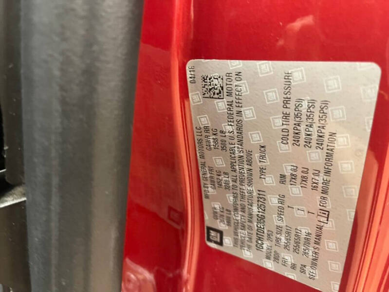 2016 Chevrolet Colorado Z71