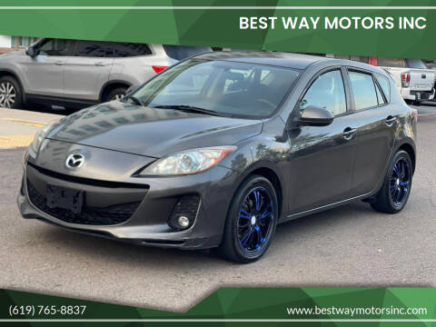 2013 Mazda MAZDA3 for sale at BEST WAY MOTORS INC in San Diego CA