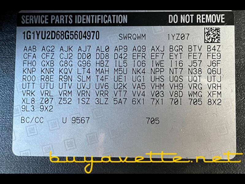 2016 Chevrolet Corvette Z06