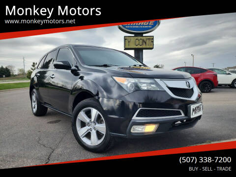2013 Acura MDX for sale at Monkey Motors in Faribault MN