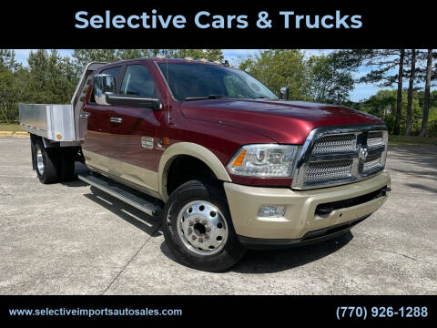 2016 RAM 3500 for sale at SELECTIVE IMPORTS in Woodstock GA