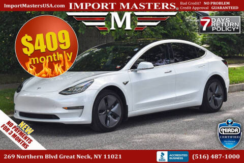 2019 Tesla Model 3 for sale at Import Masters in Great Neck NY