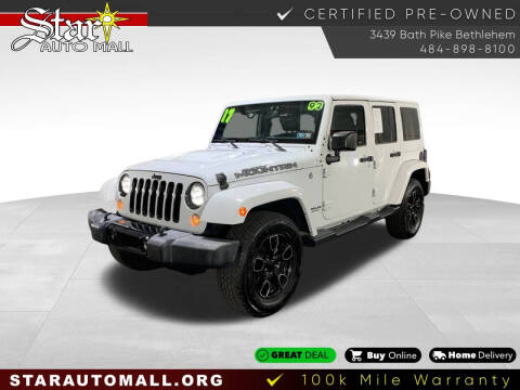 2017 Jeep Wrangler Unlimited for sale at STAR AUTO MALL 512 in Bethlehem PA