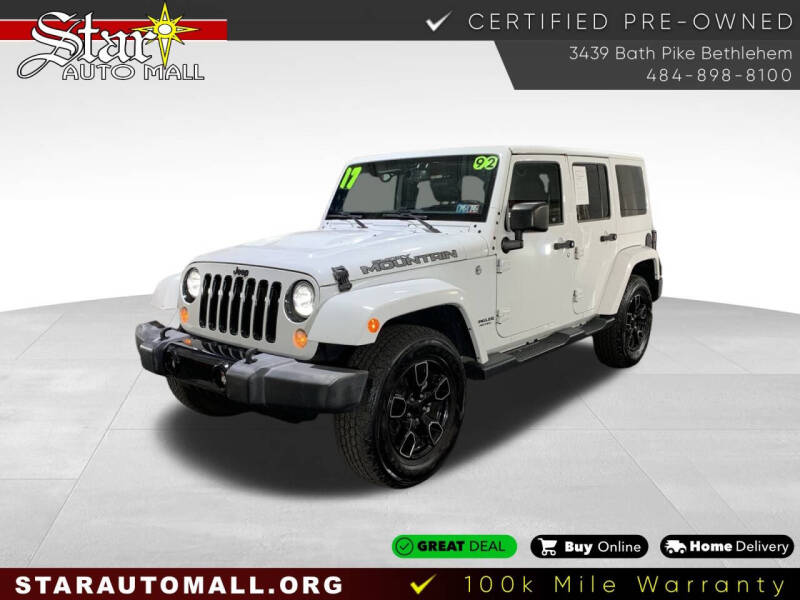 2017 Jeep Wrangler Unlimited for sale at STAR AUTO MALL 512 in Bethlehem PA