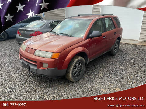 2002 Saturn Vue for sale at Right Price Motors LLC in Cranberry PA