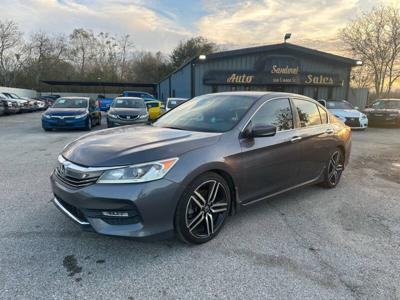 2017 Honda Accord for sale at Sandoval Auto Sales in Houston TX