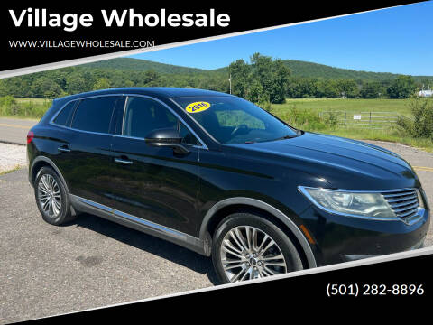 2016 Lincoln MKX for sale at Village Wholesale in Hot Springs Village AR