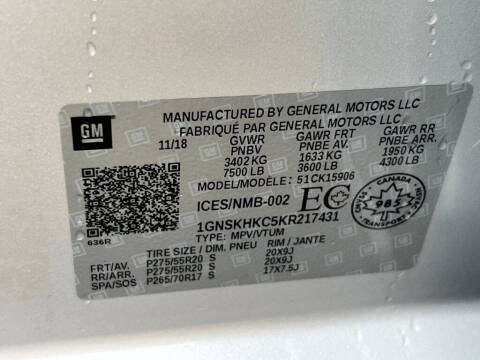 2019 Chevrolet Suburban LT