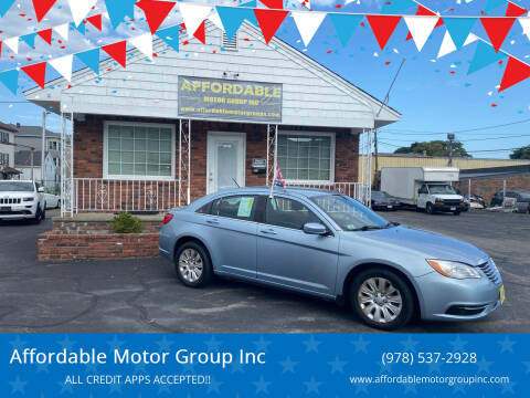 2012 Chrysler 200 for sale at Affordable Motor Group Inc in Worcester MA