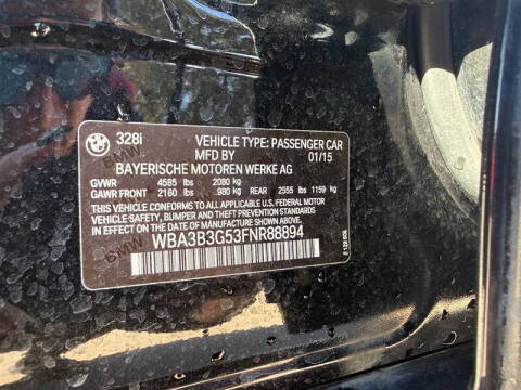 2015 BMW 3 Series 328i xDrive