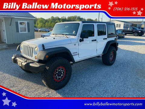 2012 Jeep Wrangler Unlimited for sale at Billy Ballew Motorsports in Dawsonville GA
