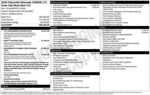 2026 Chevrolet Silverado 2500HD