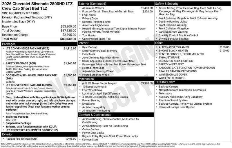 2026 Chevrolet Silverado 2500HD