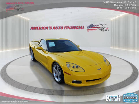 2005 Chevrolet Corvette for sale at America's Auto Financial in Houston TX