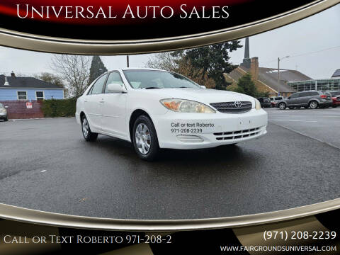 2003 Toyota Camry for sale at Universal Auto Sales in Salem OR