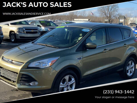 2014 Ford Escape for sale at JACK'S AUTO SALES in Traverse City MI