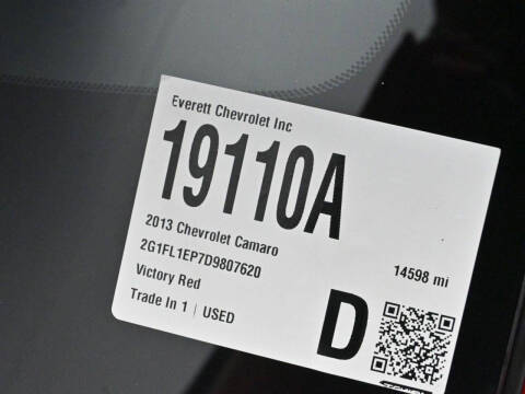 2013 Chevrolet Camaro ZL1