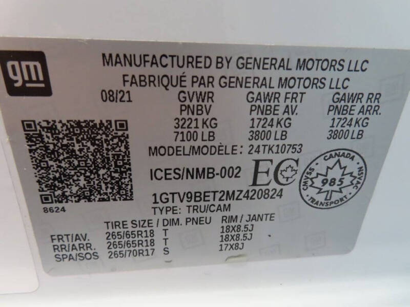 2021 GMC Sierra 1500 SLE