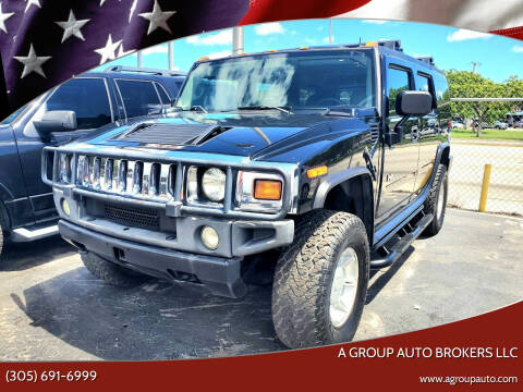 2003 HUMMER H2 for sale at A Group Auto Brokers LLc in Opa-Locka FL