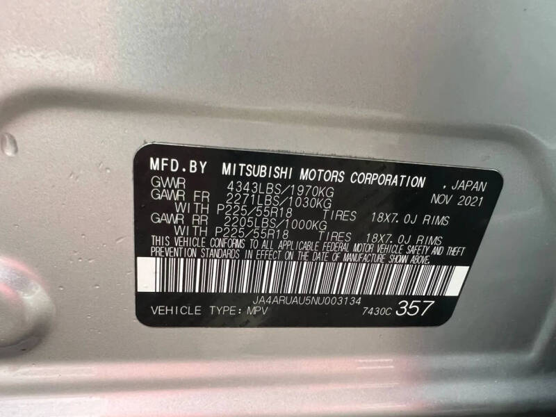 2022 Mitsubishi Outlander Sport