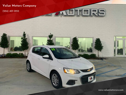 2017 Chevrolet Sonic for sale at Value Motors Company in Marrero LA